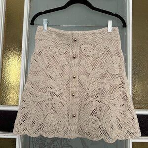 Avantlook Crochet Mini Skirt